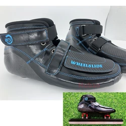 Patins à glace en fibre de carbone pour patinage de vitesse sur piste courte, patinage artistique décontracté, compétition professionnelle, chaussures uniquement, taille 30-47