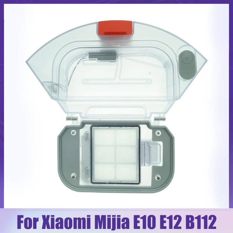 Original 2 in 1 Water Tank Dust Box For Xiaomi Mijia E10 E12 B112 Robot Vacuum Cleaner Spare Parts Hepa Filter Accessories