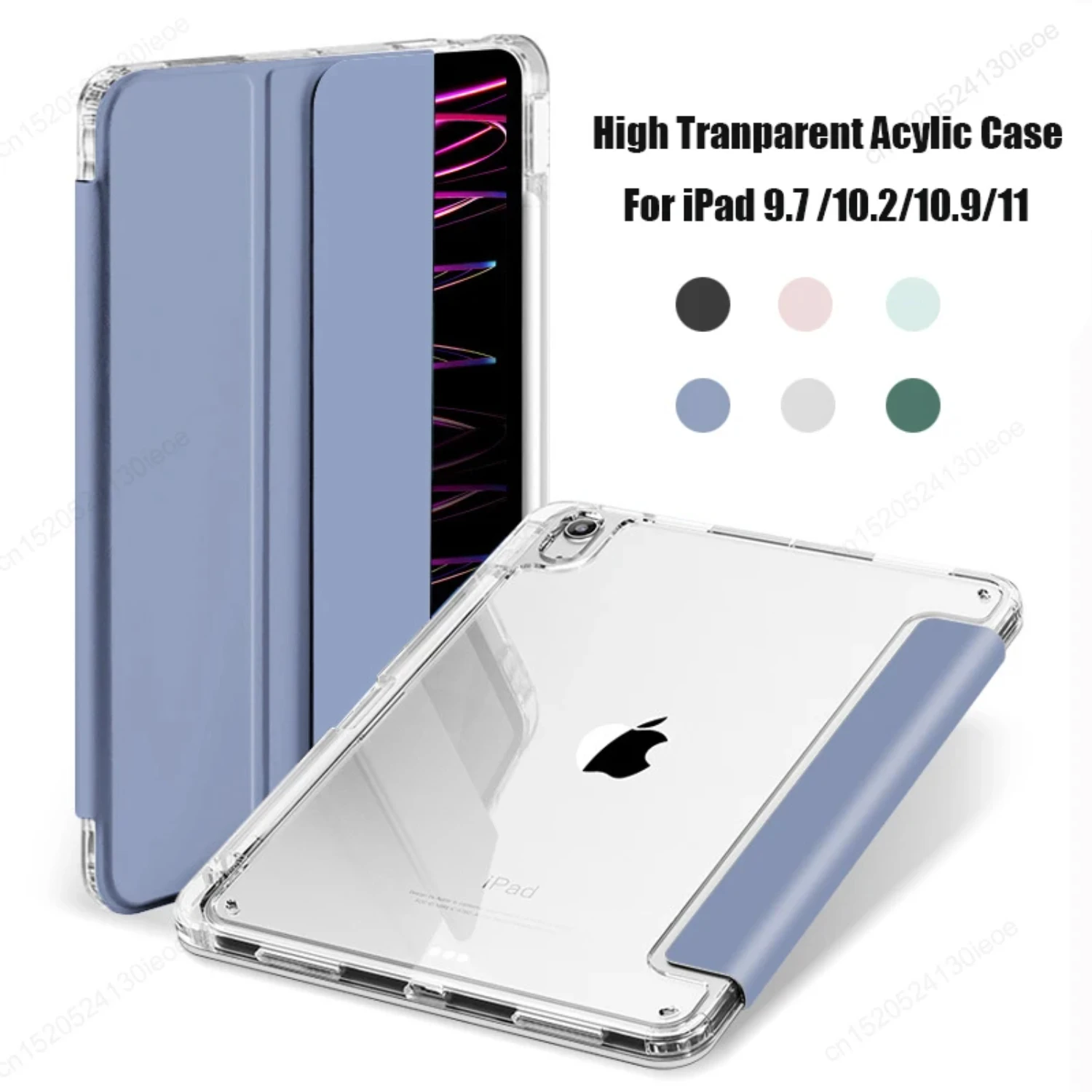 Stylish and High Performance Case for 2022 Pro 12.9-inch 4th Generation, Pro 11-inch 2nd Generation, and 10.9-inch 5th and 6th G