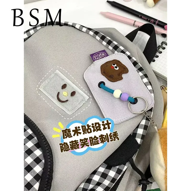 Ins Cute Backpack for Women Waterproof Large Capacity Shoulder Bag Student School Backpack Casual Travel Mochilas Para Mujer