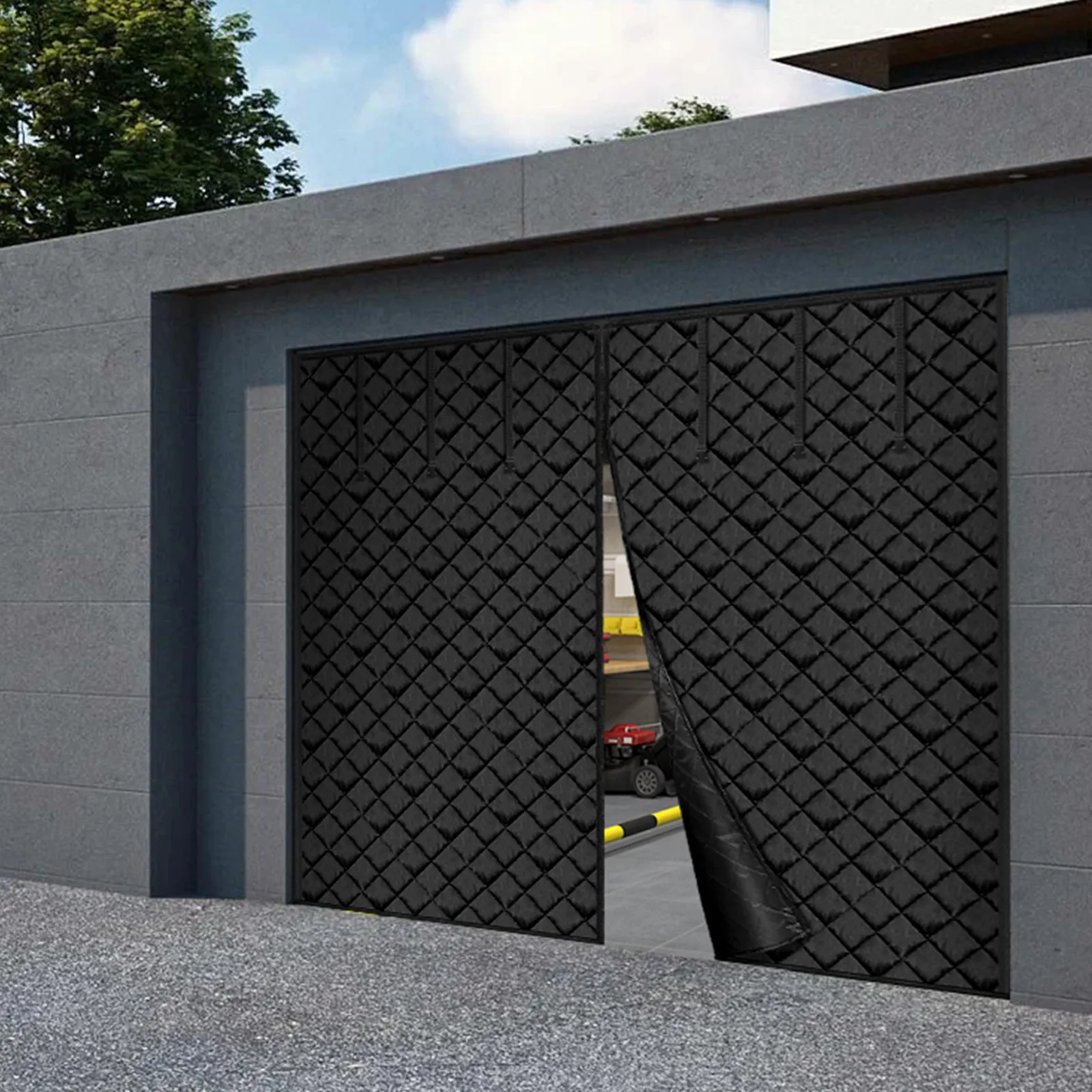 

Garage Door Screen for Winter 9.28 x 7.15 ft Garage Door Insulation Kit