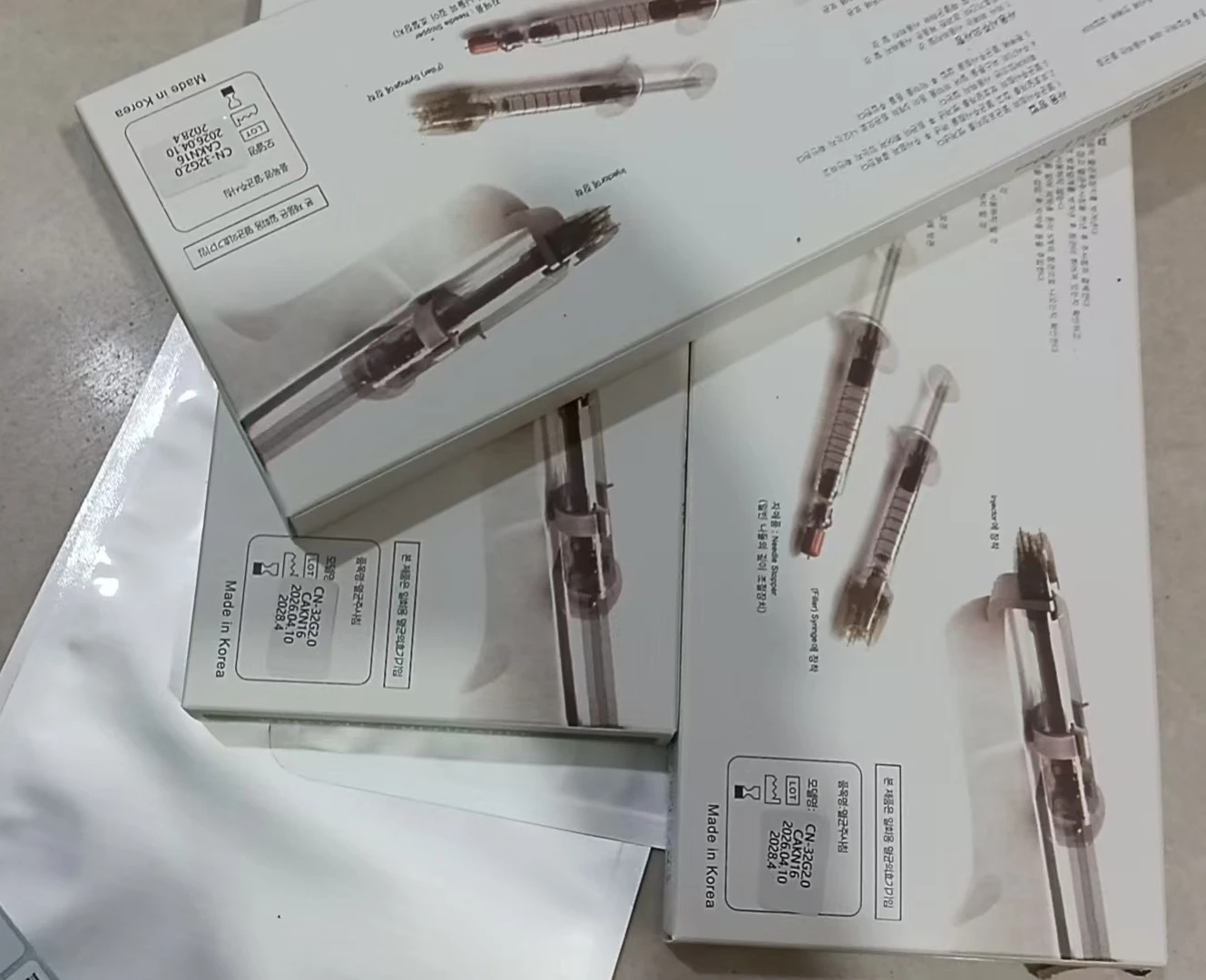 Crystal Multi Needle 5Pin Mesotherapy Needle for Scalp Hair Growth & Skin Rejuvenation & Connector Syringe