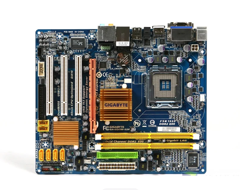 

FOR Gigabyte GA-EG41M-S2H 775-pin Integrated DDR2 HDMI G41 Motherboard