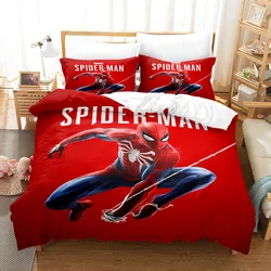 Disney Marvel Cartoon Bedding Set para crianças, Spiderman Duvet Cover, edredão, roupa de cama para crianças, Boy Bed, Birthday Gift