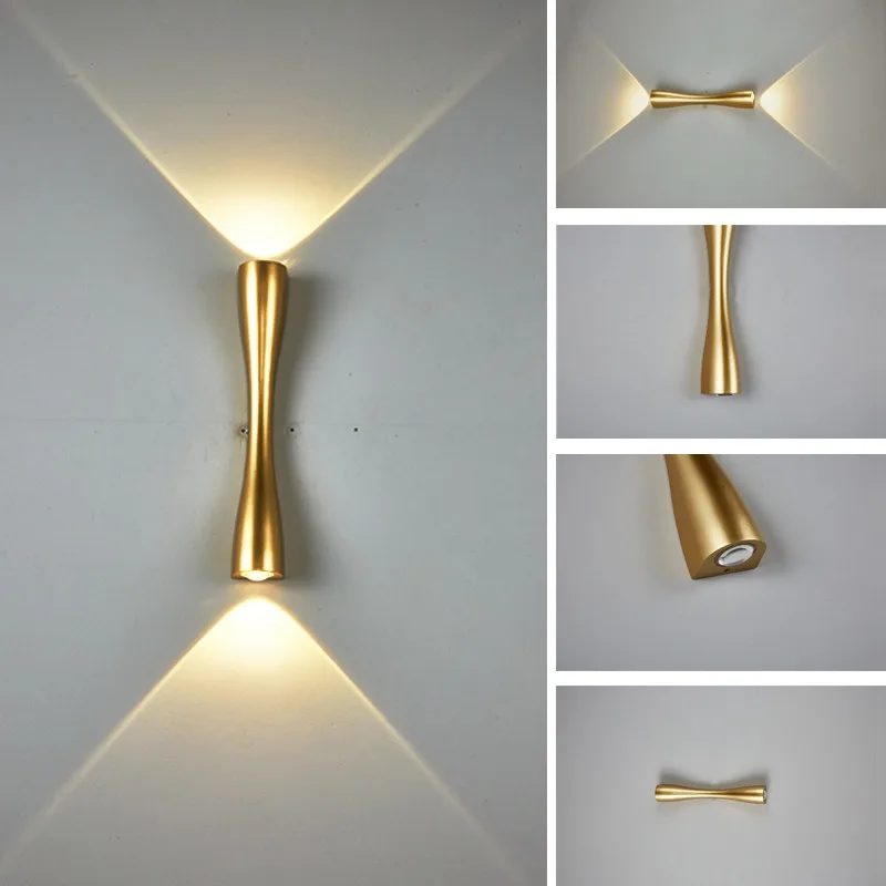 

Modern LED Long Horn Wall Lamp Simple Indoor and Outdoor Aisle Corridor Doorway Lighting Bedside Stairs Lights