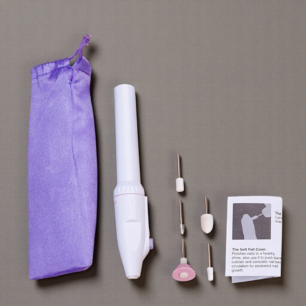 

1Set Portable Nail Polisher Electric Grinding Tool Ergonomic for Manicure Nail Art Supplies with Power