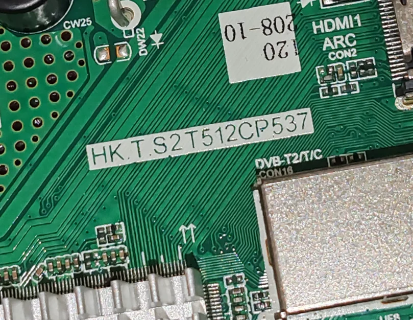 HK.T.S2T512CP537  Three in one TV motherboard, tested well, physical photo, for  33.6--40.8V  600ma