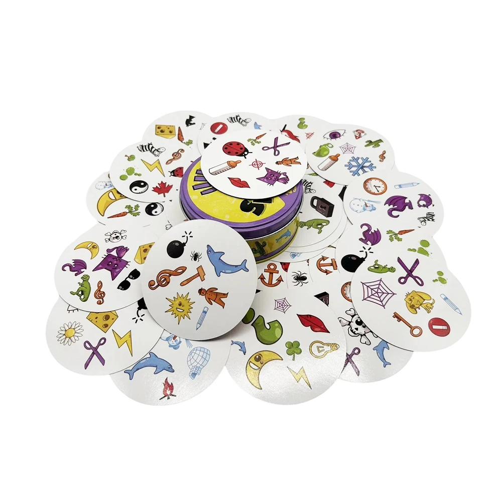 اختبار بقعة البصر الخاصة بك، ألعاب لوح البطاقات، صندوق حديد، ألعاب عائلية مضحكة للعطلات والتخييم والأصدقاء، هدايا عيد الميلاد والهالوين