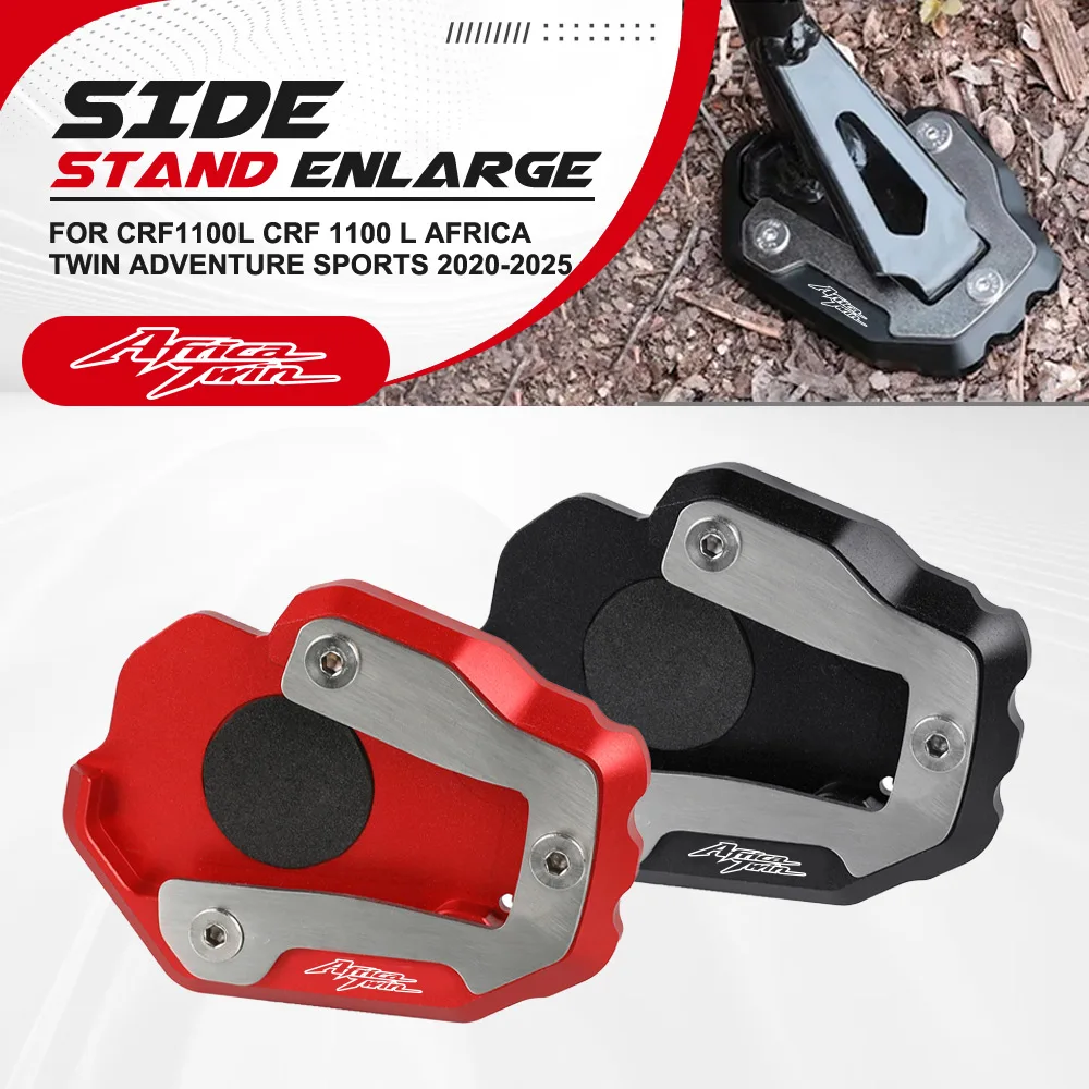 

For Honda CRF1100L CRF 1100 L Africa Twin Adventure Sports 2020 2021 2022 2023 2024 2025 Side Stand Foot Extension Kickstand Pad