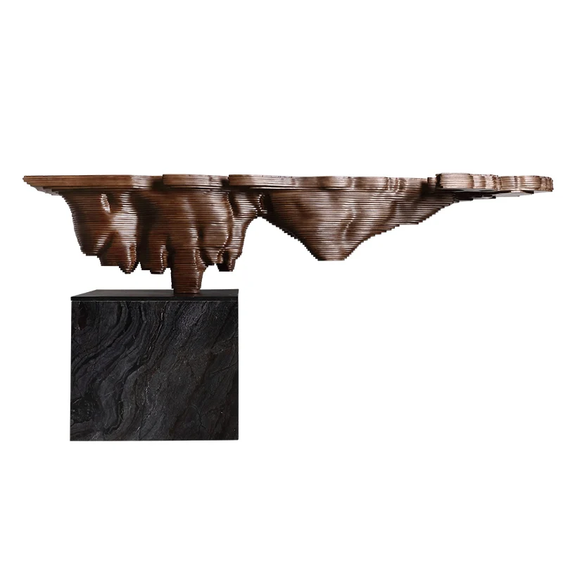 

Rockery reflection creative abstract sculpture art model room soft decoration