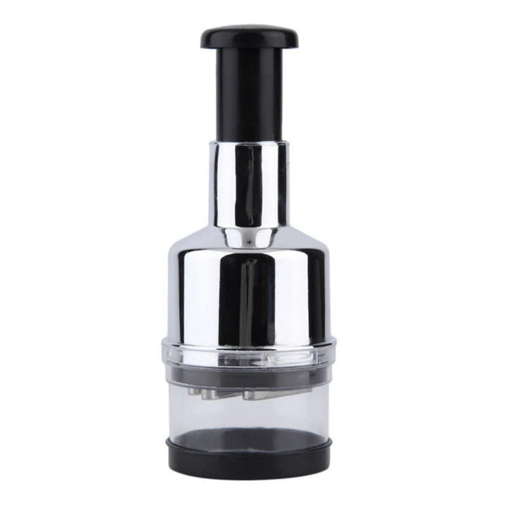 

Garlic Press Slicer Stainless Steel Kitchen Tool Silver Color Manual Mincer Veggie Chopper Fruit Gadget Home Practical Helper