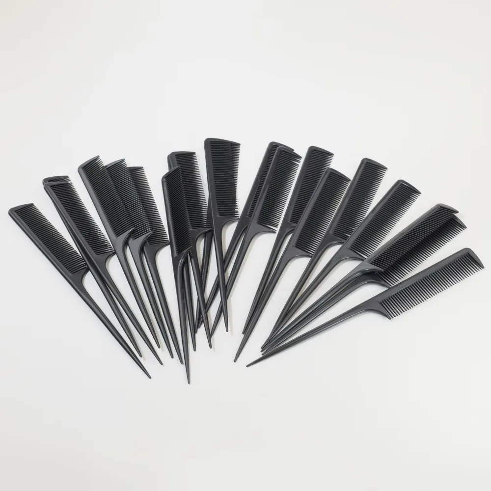 2026 20 professional pointed tail hair combs, anti-static hair dye brushes, hair styling combs,Special for real hair wigs