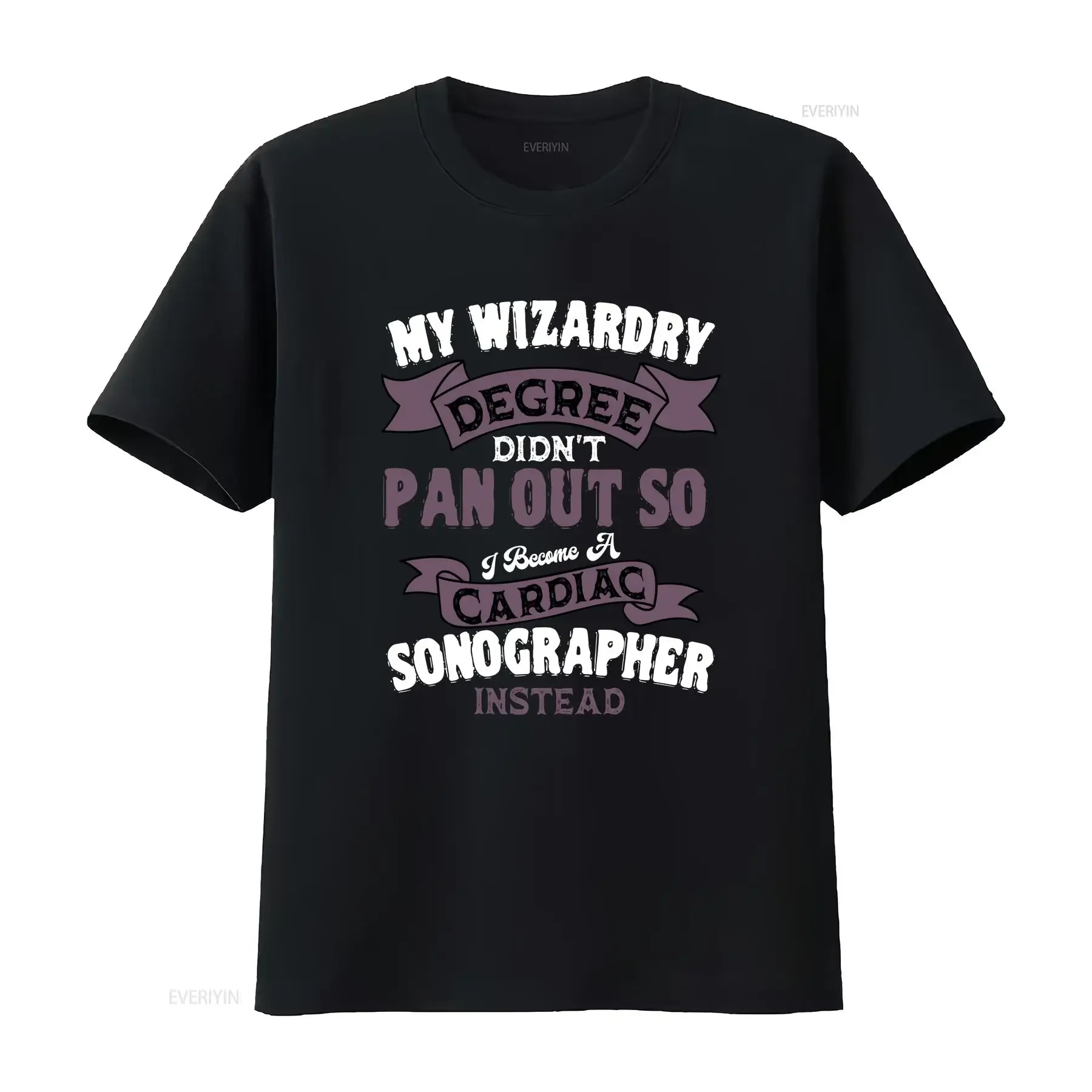 Mon degré de sorcellerie n'est pas s'envers, alors je suis devenu t-shirt technicien d'ultrason pour les philographes Tech Medical vintage lavé