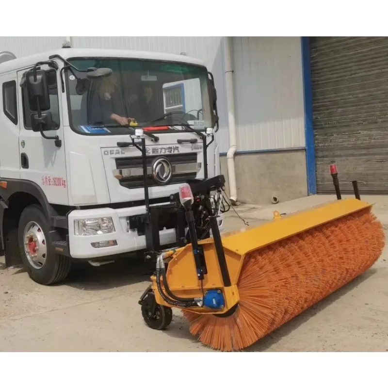 Multi-purpose Truck Water Truck with a Snowplow and Snow Brushes.