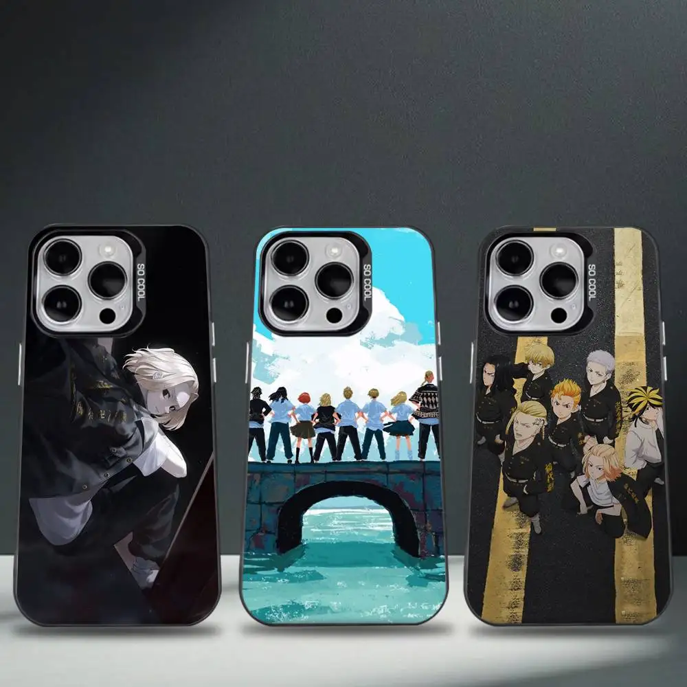 حافظة هاتف أنيمي T-Tokyo Revengers لهاتف آيفون 17,16,15,14,13,12,11,Pro,Max,Plus,E,Air,غطاء بلاستيكي صغير #1