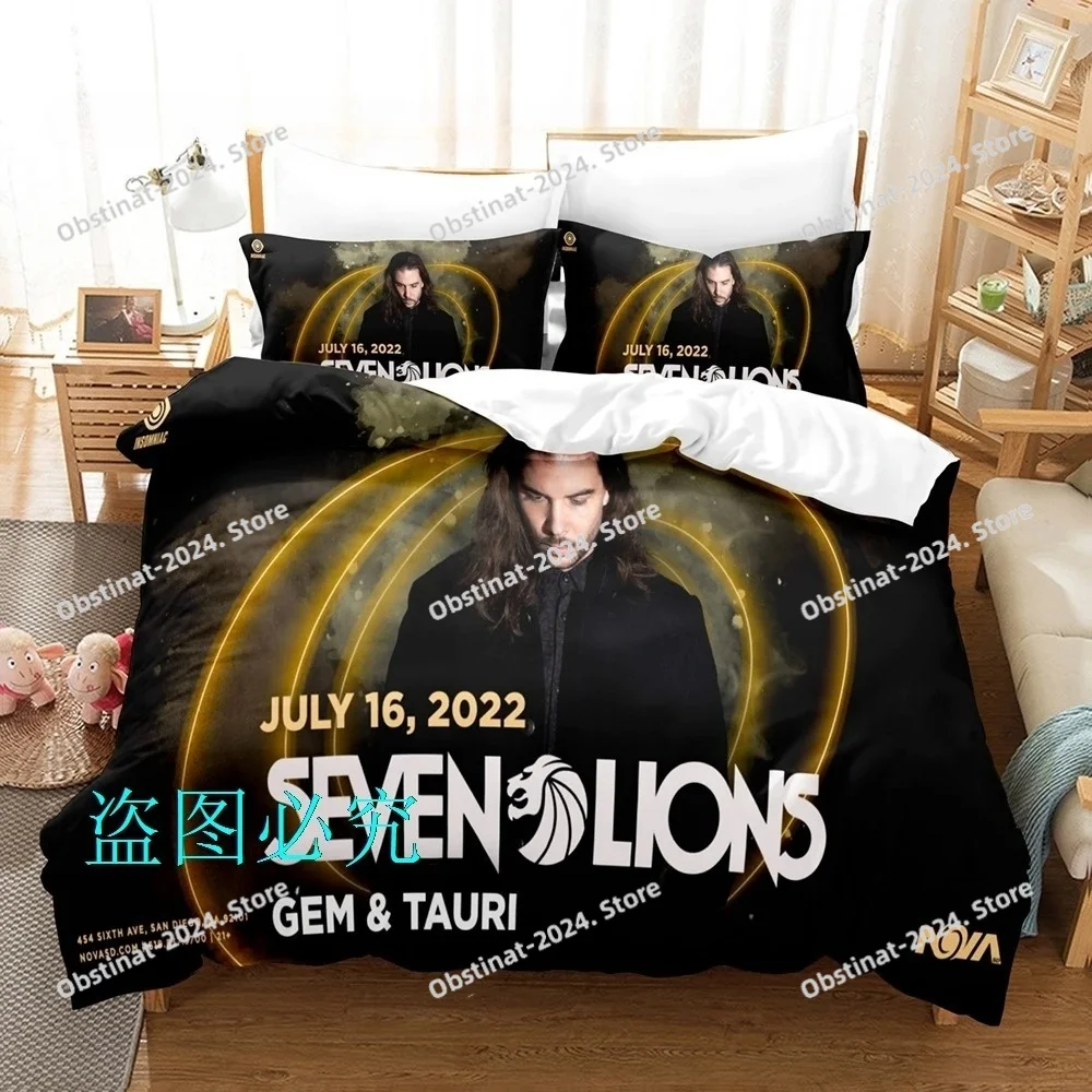 

HOT Seven lionsBedding Set Single Twin Full Queen King Size Bed Set Aldult Kid Bedroom Duvetcover Sets 3D Anime Bed Sheet Set