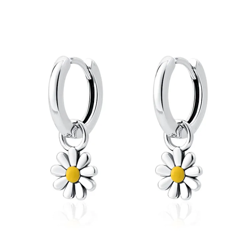 الأوروبية الجديدة S925 الفضة الزركون على شكل قلب الأقراط الملونة مناسبة لعطلة المرأة هدايا مجوهرات رائعة