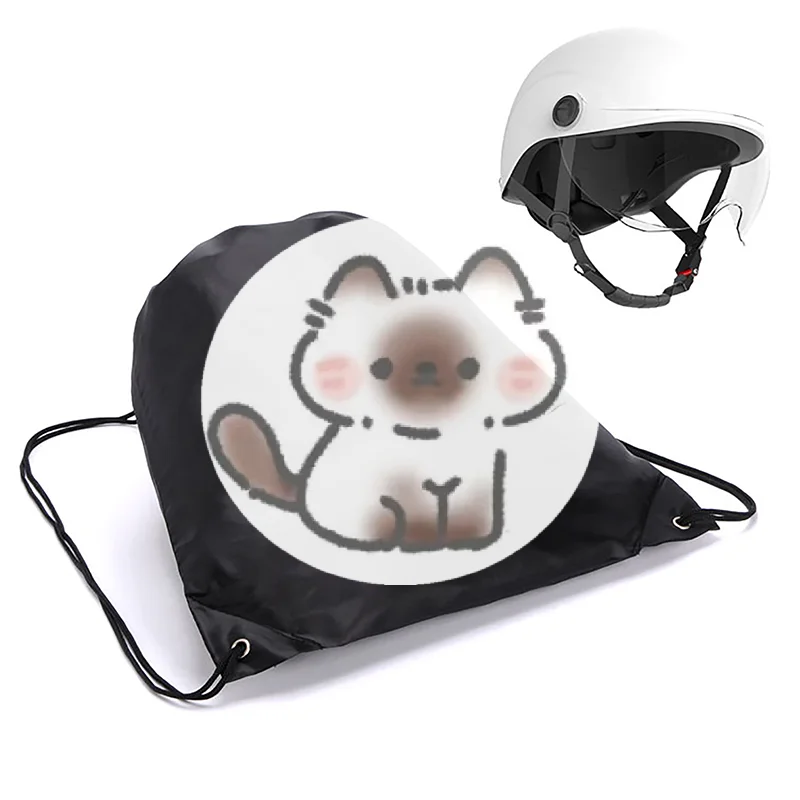 

High quality1Pc Helmet Bag Rainproof Backpack Drawstring Pocket for Motorcycle Scooter Bicycle Full Half Helmet Lid Protect Bag