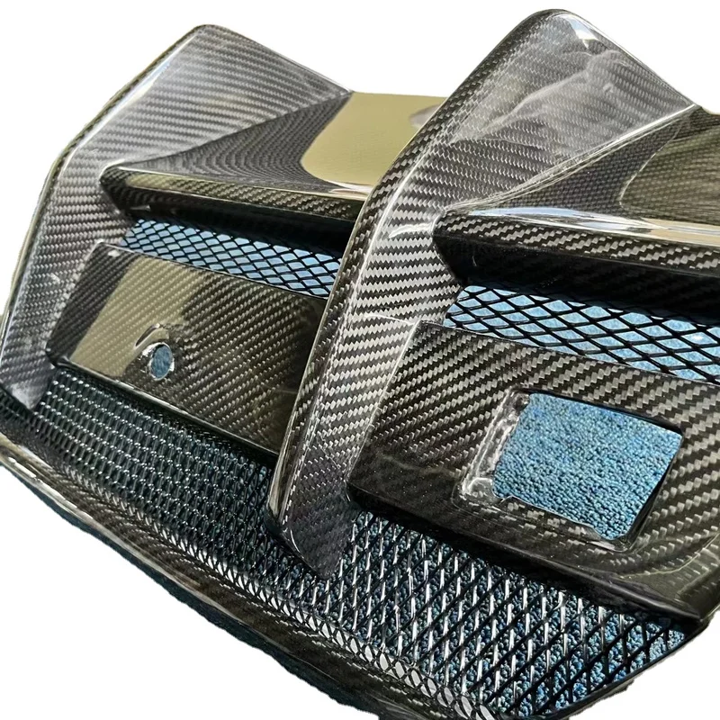 High Quality OEM Customizable 3K Woven Carbon Fiber Body Kit Hood Front Lip Lightweight Waterproof Flame Retardant Exterior