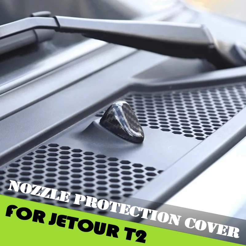 

Car Front Windshield Water Nozzle Protection Cover Fit for Jetour Traveller T2 2023 2024 2025 Modification Car Accessories