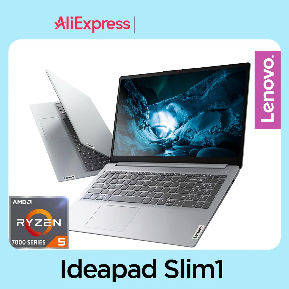 [Lenovo] Computadora portátil Ideapad Slim1 [gran venta] Ryzen5