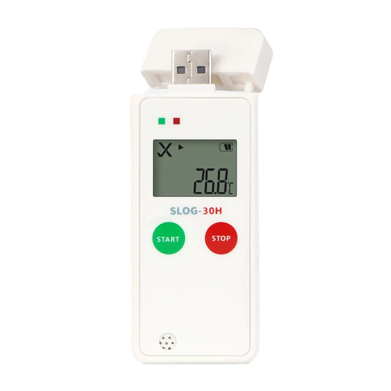 A93P USB Temperature Humidity Data Logger 65000 Points Recorder PDF Report Datalogger