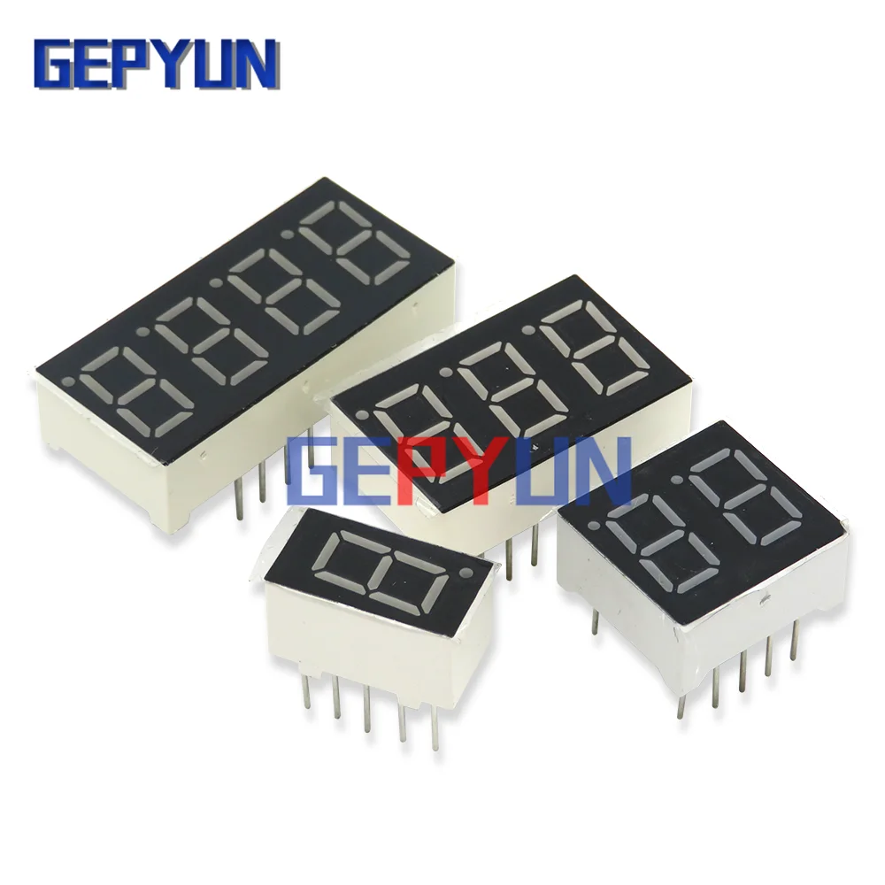 2PCS 0.4 Inch Digital Tube LED Display 2Bit 3Bit 4Bit Display Common Anode / Cathode 0.4