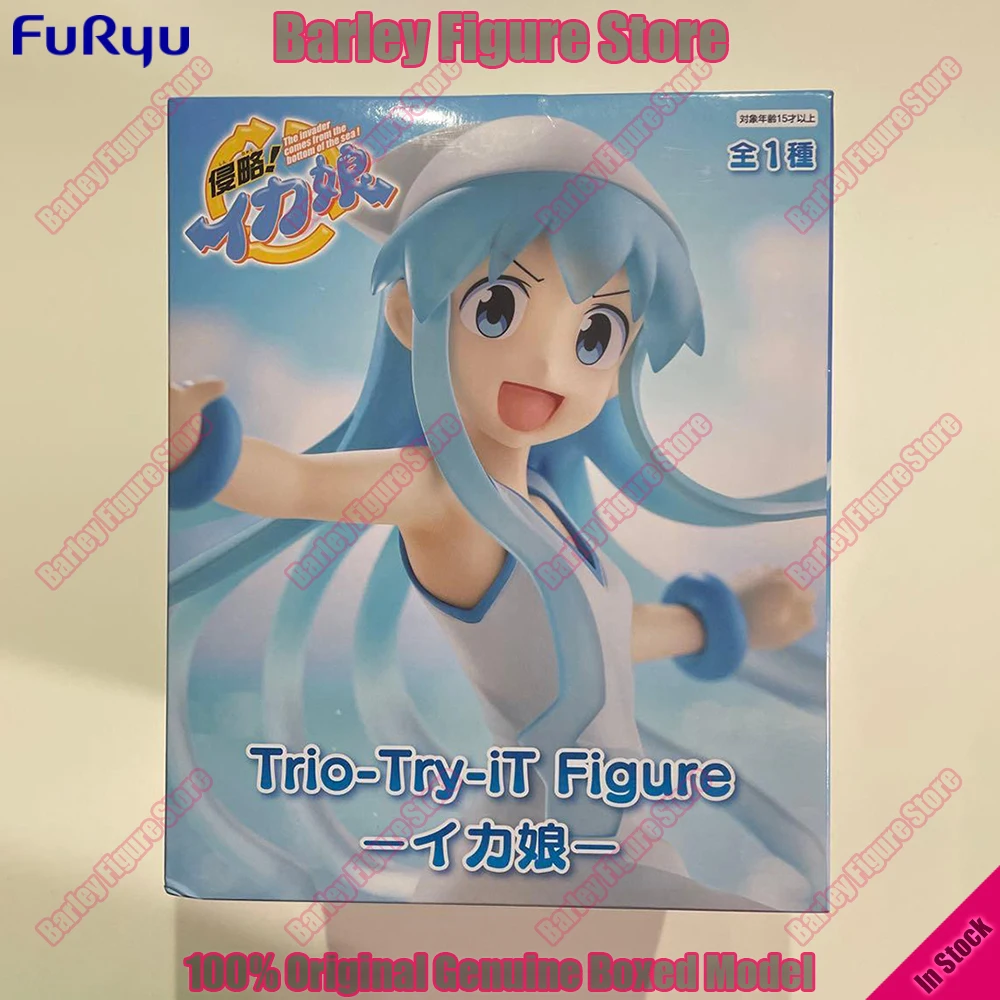 

Original FuRyu Trio-Try-iT Shinryaku! Ika Musume Squid Girl Anime Prize Figure Collectible Statue Toy Gift 2026 New In Stock