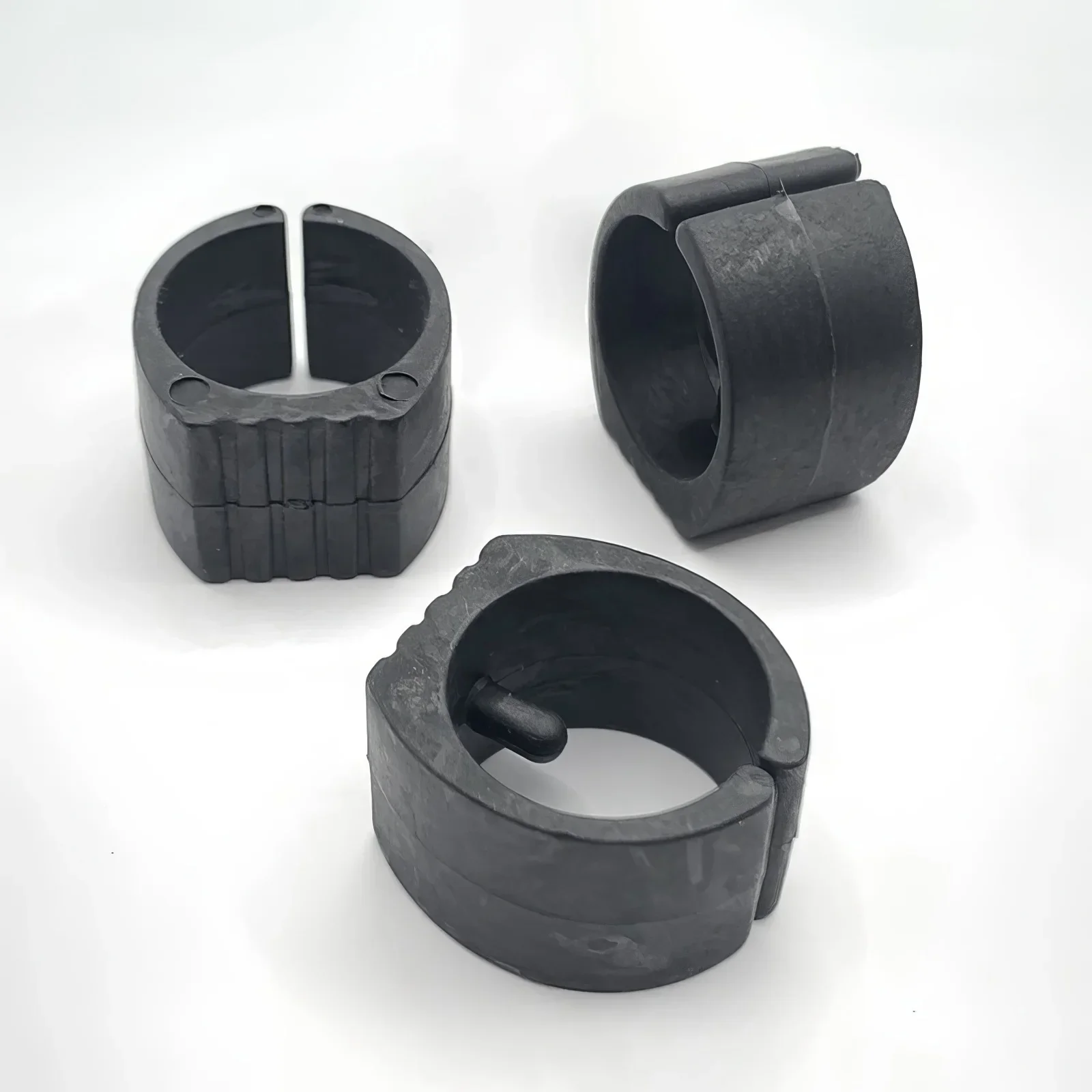 10pcs Chair Feet Tube Wrap Pads U-Type Non-slip 22/25/32mm Desk Leg Tip Pipe Clamps Black Plastic Raised Hangers Round Plug Pads image 4