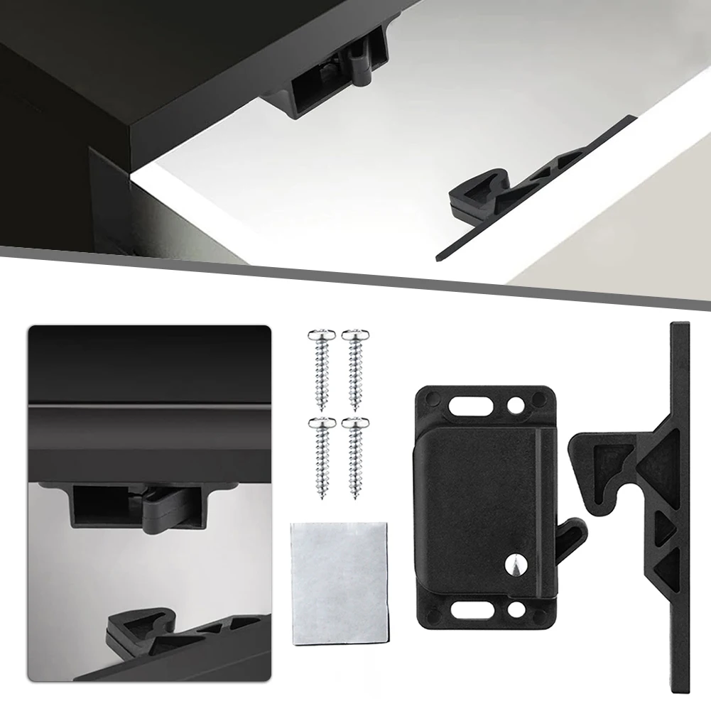 1/4pcs Universal RV Drawer Latches And Catches RV Cabinet Door Replacement Latch For Motorcoach Camper Trailor Boat Motorhome