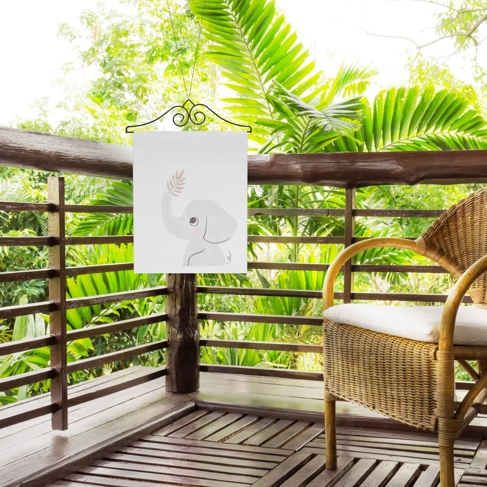 

3Pcs Garden Flag Pole Accessories Heavy Duty Metal Hanging Rack for Outdoor Yard Flags Holder Sturdy Flag Post Accessories