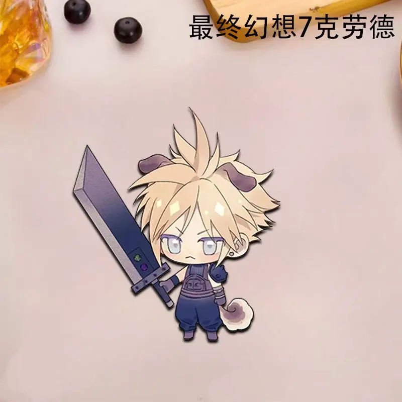 Anime FINAL FANTASY VII Cloud Strife Acrylic Badge Cartoon Pins DIY Decoration Backpack Clothes Accessories