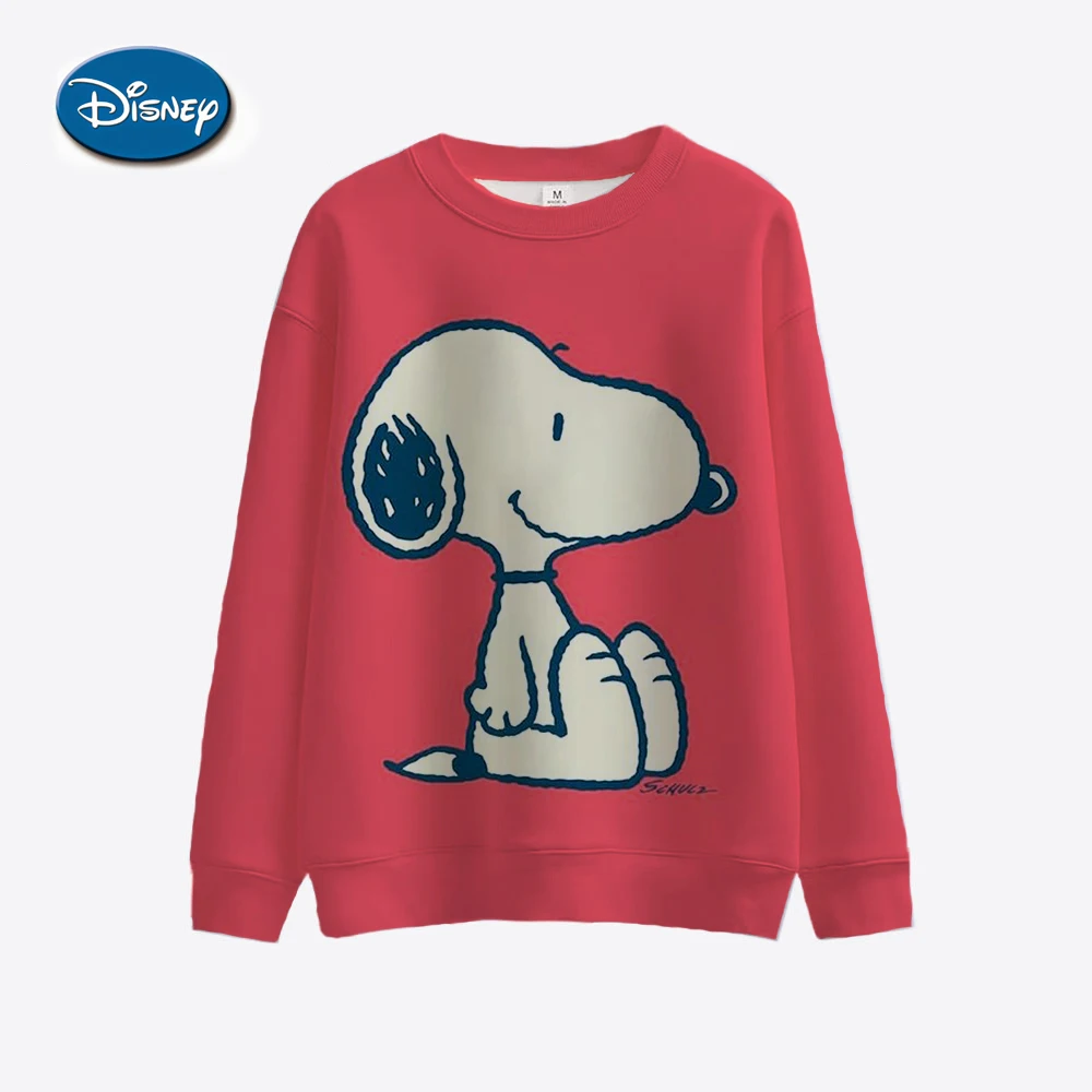 Women Sweat-shirt Snoopy print Pullover Hooded Fashion Casual Outerwears Hoodies Kawaii Funny Cartoon Lover Sweatshirt