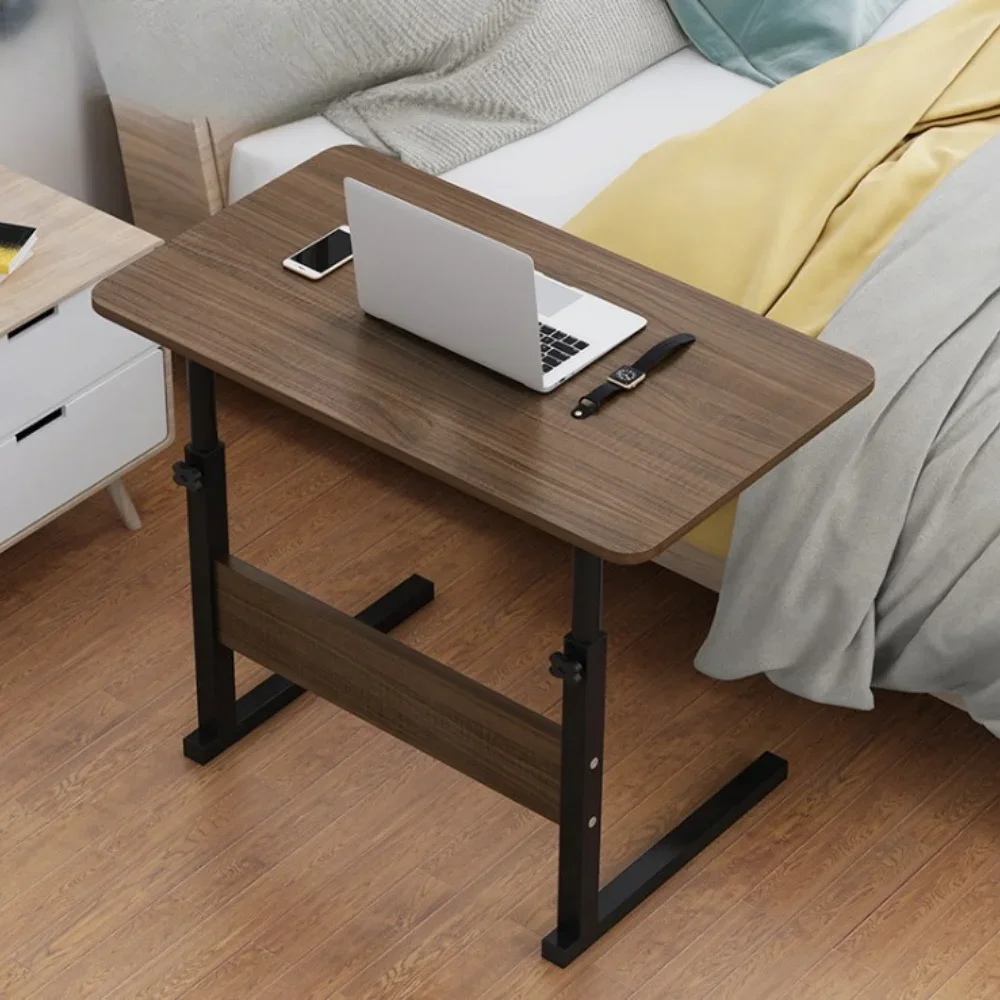 Movable Computer Table Adjustable Laptop Desks Widen Computers Table with Wheels Lifting Adjustment
