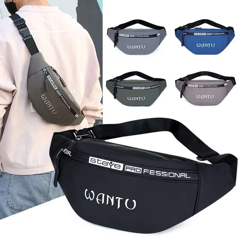 2024 Oxford Fanny Pack Banana Bag Waistbag Travle Women\'s Belt Bag Hip Bum Pocket for Girl Men Beach Hiking Sling Chest Daypack