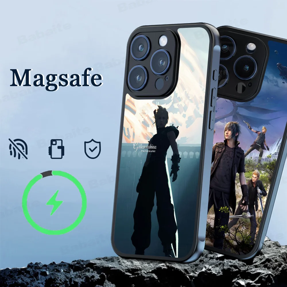 Final Nette Phone Case Magnetic Case, Magsafe Wireless Charge Cover, iPhone 16, 14, 13, 12, 11, 15 Pro Max Plus