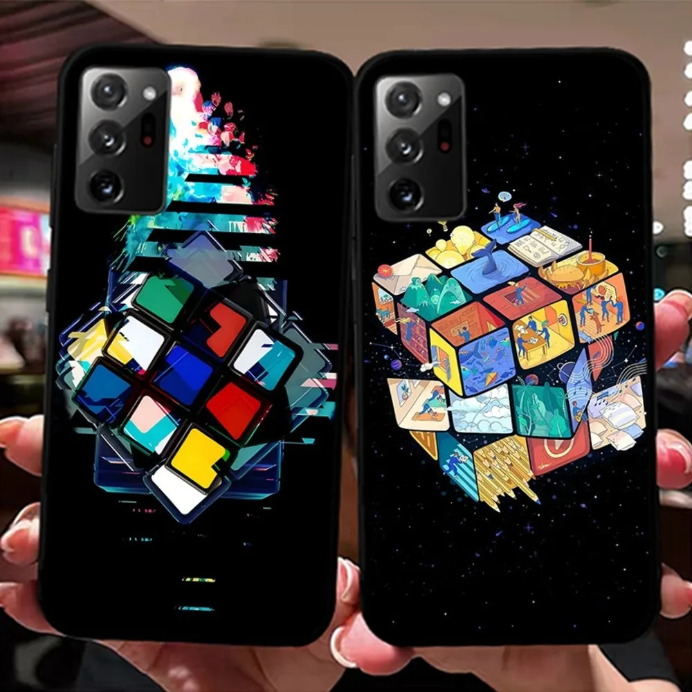 Men's Cool Creative Cube Phone Case For Samsung Note 8 9 10 20 pro plus lite M 10 11 20 30 21 31 51 A 21 22 42 02 03