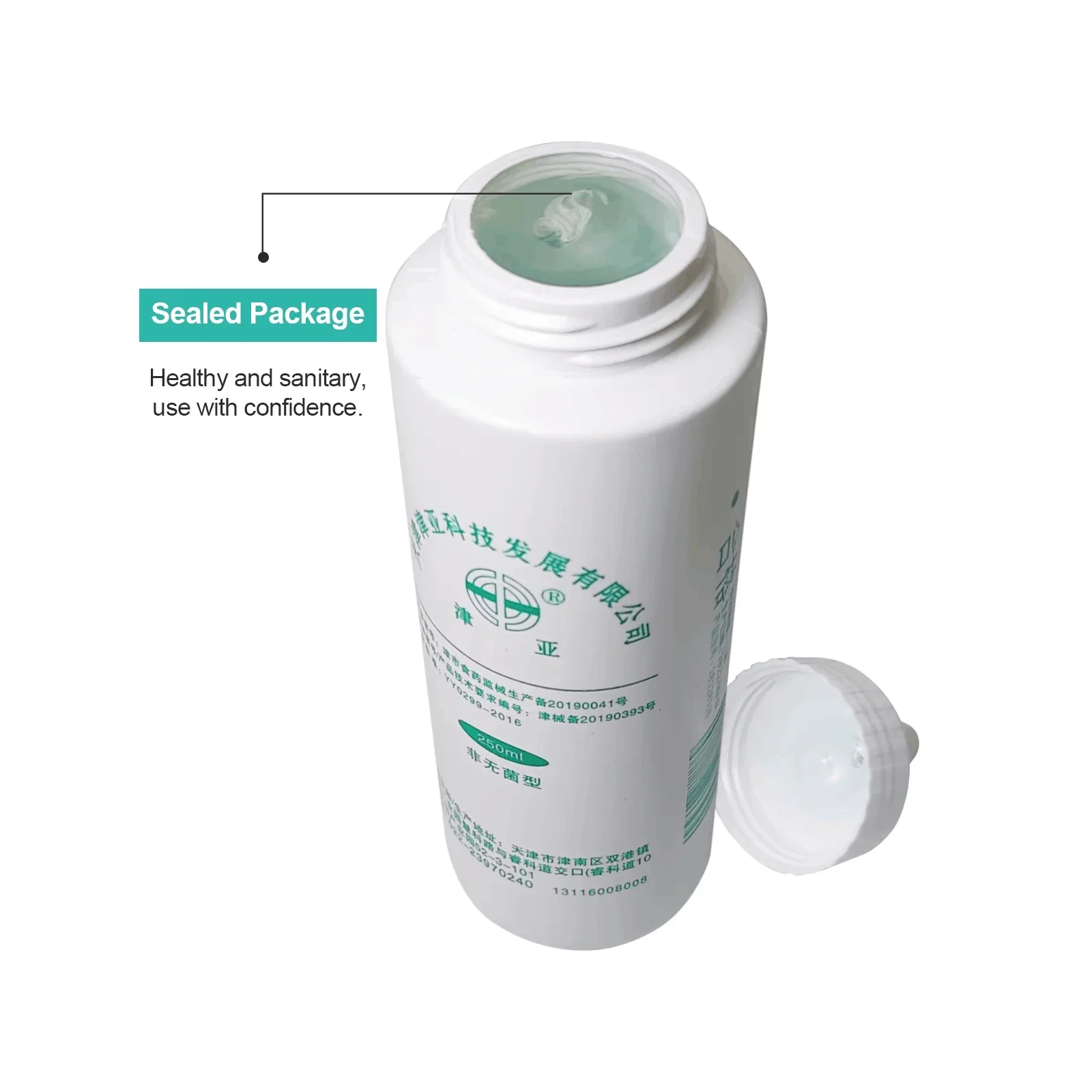 2 個超音波伝送ゲルカップリング導電性ゼリー Couplant 超音波コールドゲルレーザー脱毛美容機