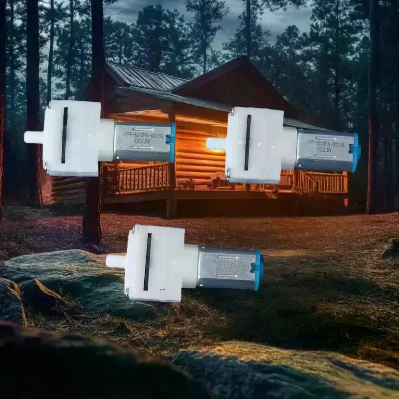 مضخة مياه صغيرة ذات غشاء M20، مضخة هواء أكسجين صغيرة، مضخة ضغط محرك حوض السمك 1/2/3 قطعة #4