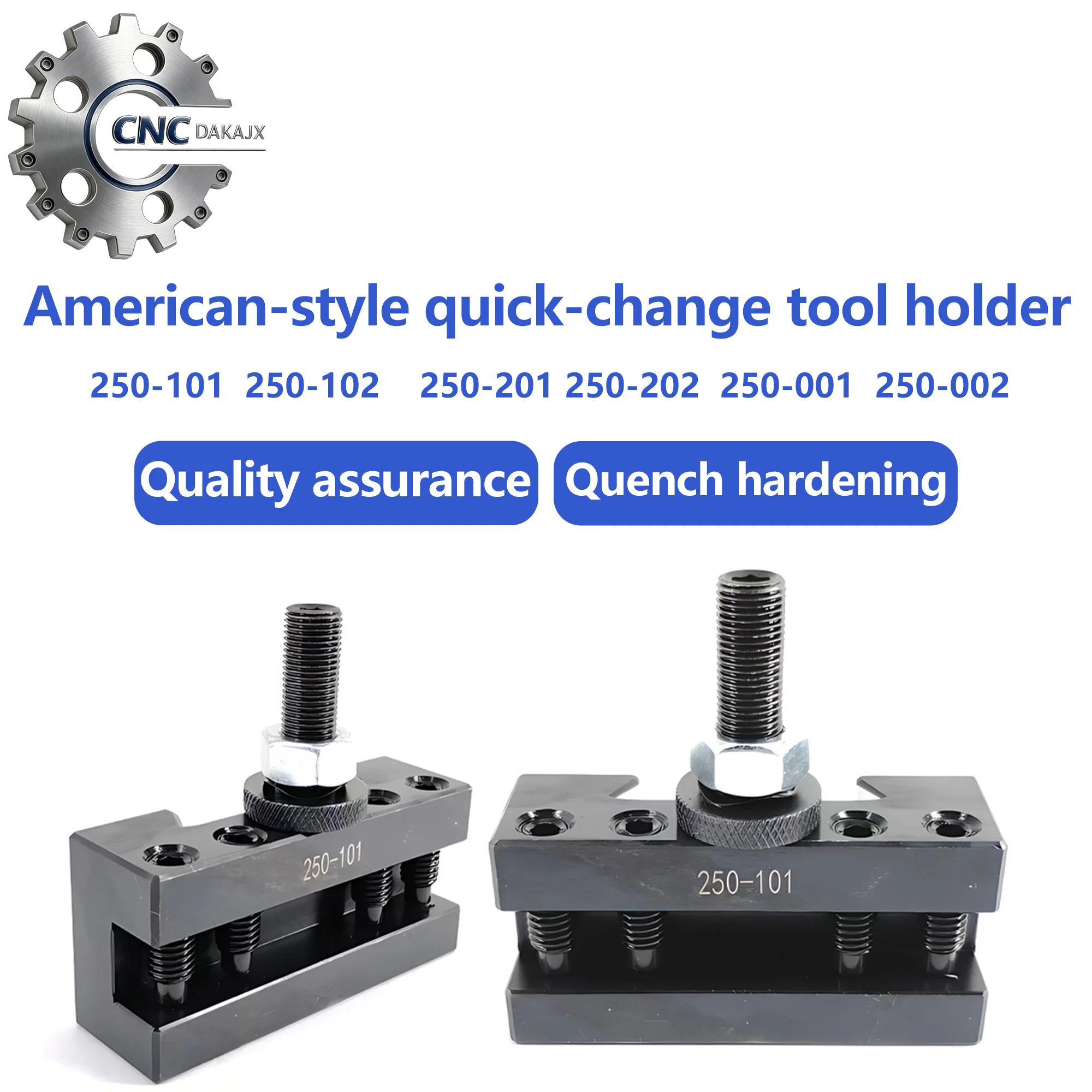 High Precision CNC Lathe Tool Post 250-101 Quick Change Quick Release Tool Holder American Type Lathe Turning Tool Accessories