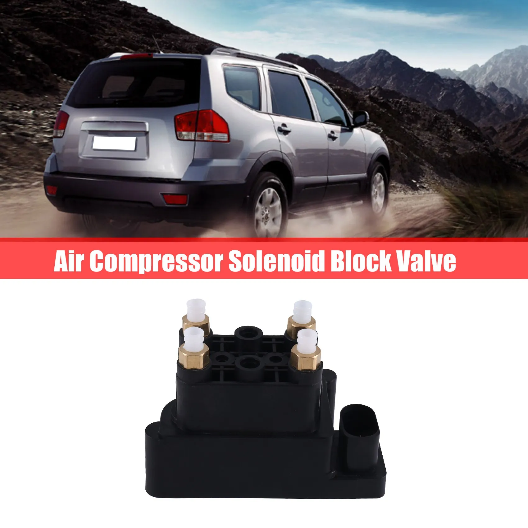 Car Air Suspension Repair Kits For KIA Mohave Borrego 2008-2015 Air Compressor Solenoid Block Valve 558202J000-AS55