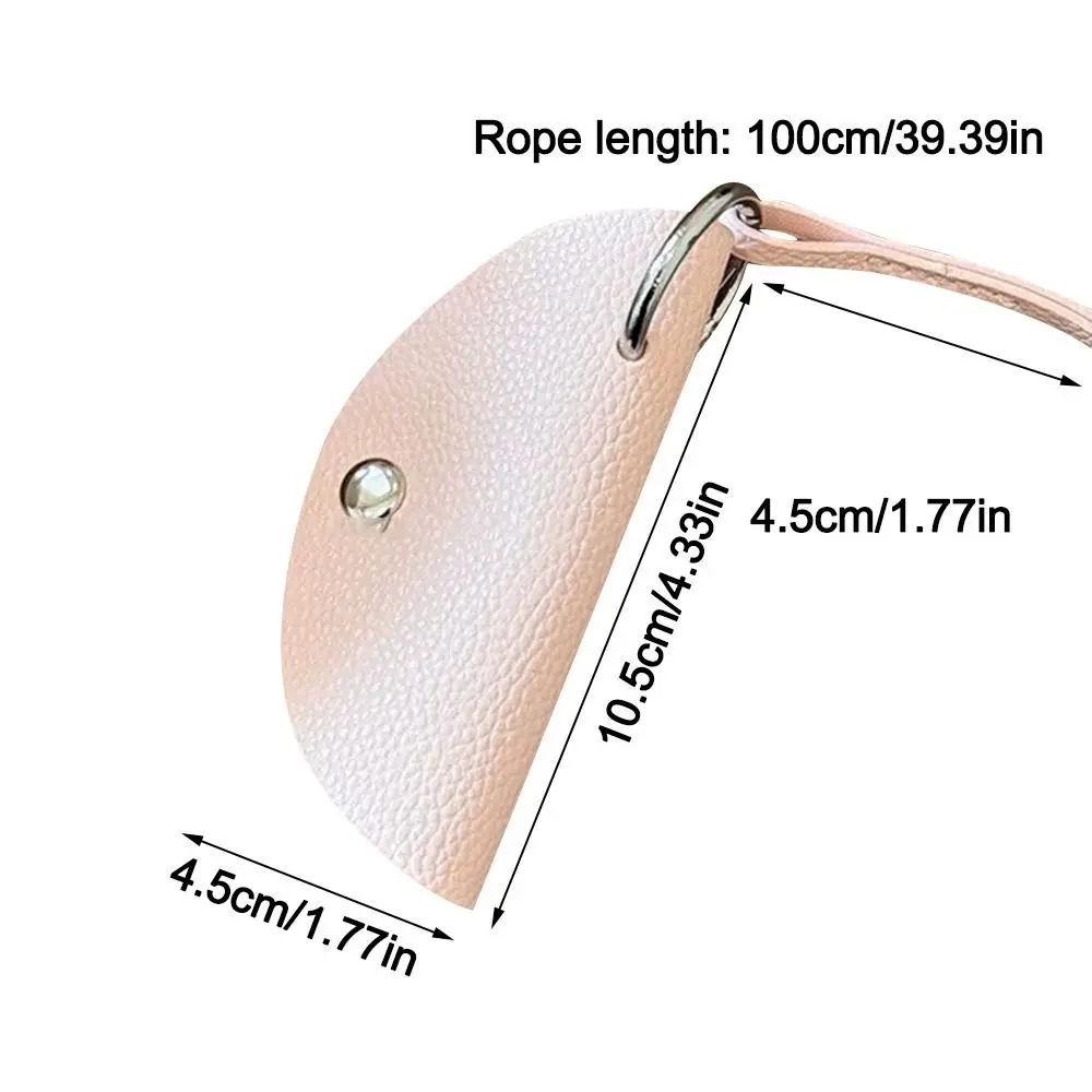 المحمولة بو الجلود القمر مفتاح القضية الحبل شنقا الرقبة طويلة الجلود قلادة حقيبة المفاتيح المرأة