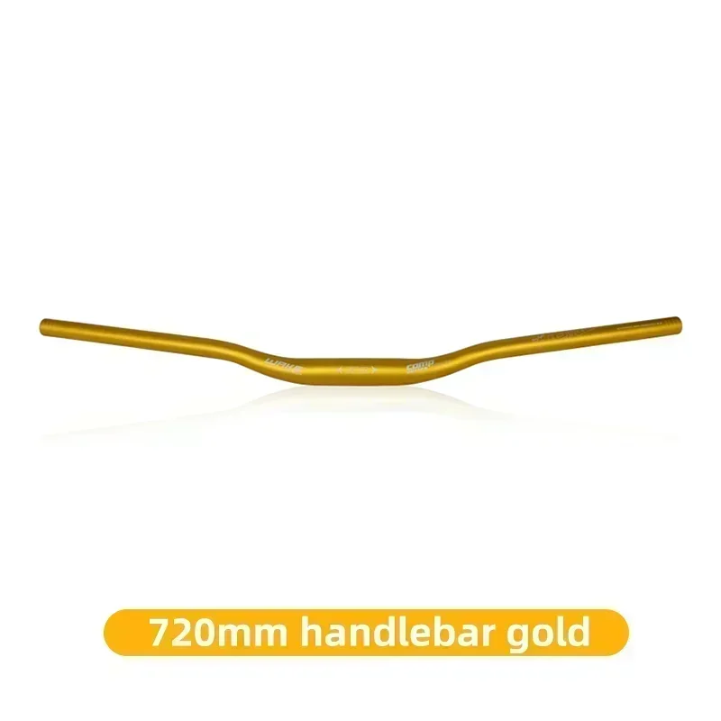 WAKE Fahrradlenker 720 mm/780 mm 31,8 mm Aluminiumlegierung Ergonomisches Design Mountainbike MTB-Lenker für Fahrradzubehör