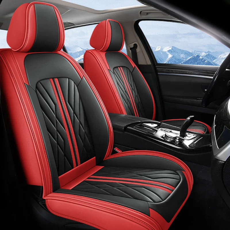 

Leather Front Rear Full Set Car Seat Covers for Mazda 2 3 6 bk bl gh gg CX-5 CX-7 CX-3 2015 CX-30 CX-50 Interior Accessories