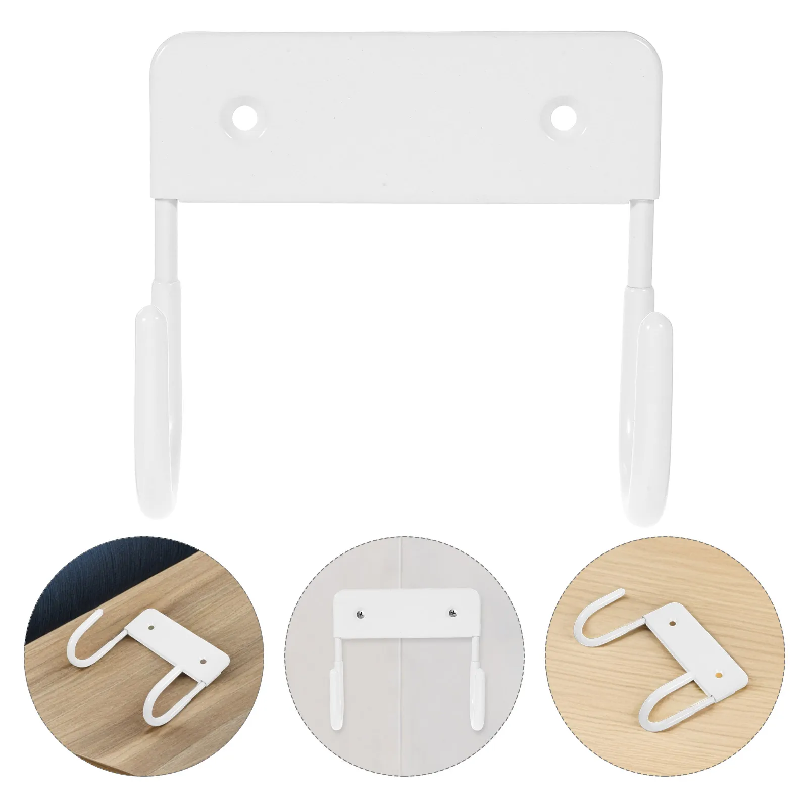 

Stainless Steel Ironing Board Wall Hook Heavy Duty Mount Holder for Laundry Room Storage Organizer Hanging Iron Board Hanger
