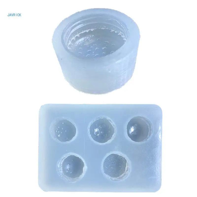 

3D Silicone Clay Molds Silicone Craft Moulds Hamburger Shaped Chocolate Mold Baking Accessory for Baking Fondant Candy