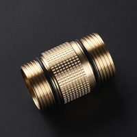 Brass 18350 Tube for Convoy S2+ Flashlight Rectangular Thread