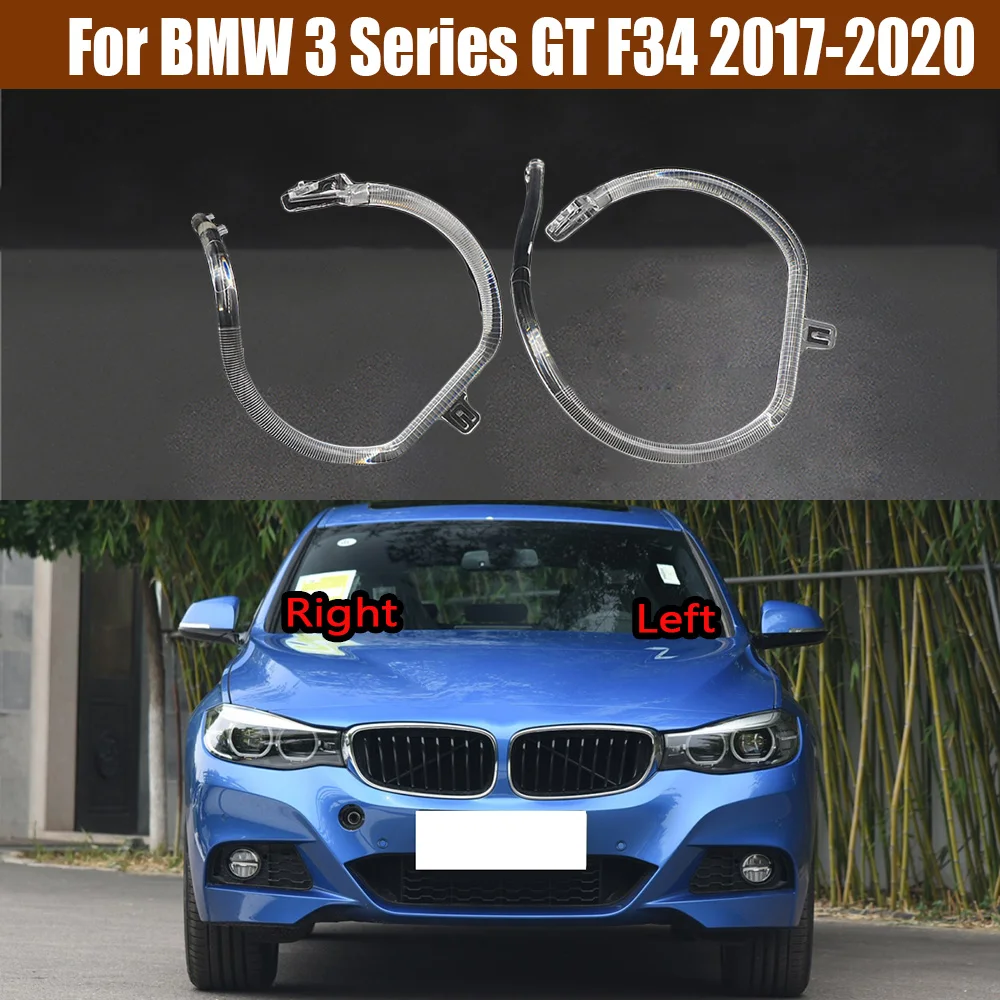 

For BMW 3 Series GT F34 2017-2020 DRL Headlight Light Guide Strip Daytime Running Light Tube Daily Car Head Lamp Emitting Tube