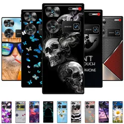 For Nubia Z60 Ultra Case Soft Silicone Cool Wolf Shockproof Cover for NUBIA NubiaZ60 Z60Ultra TPU Coque Lion Fundas Z 60 Ultra