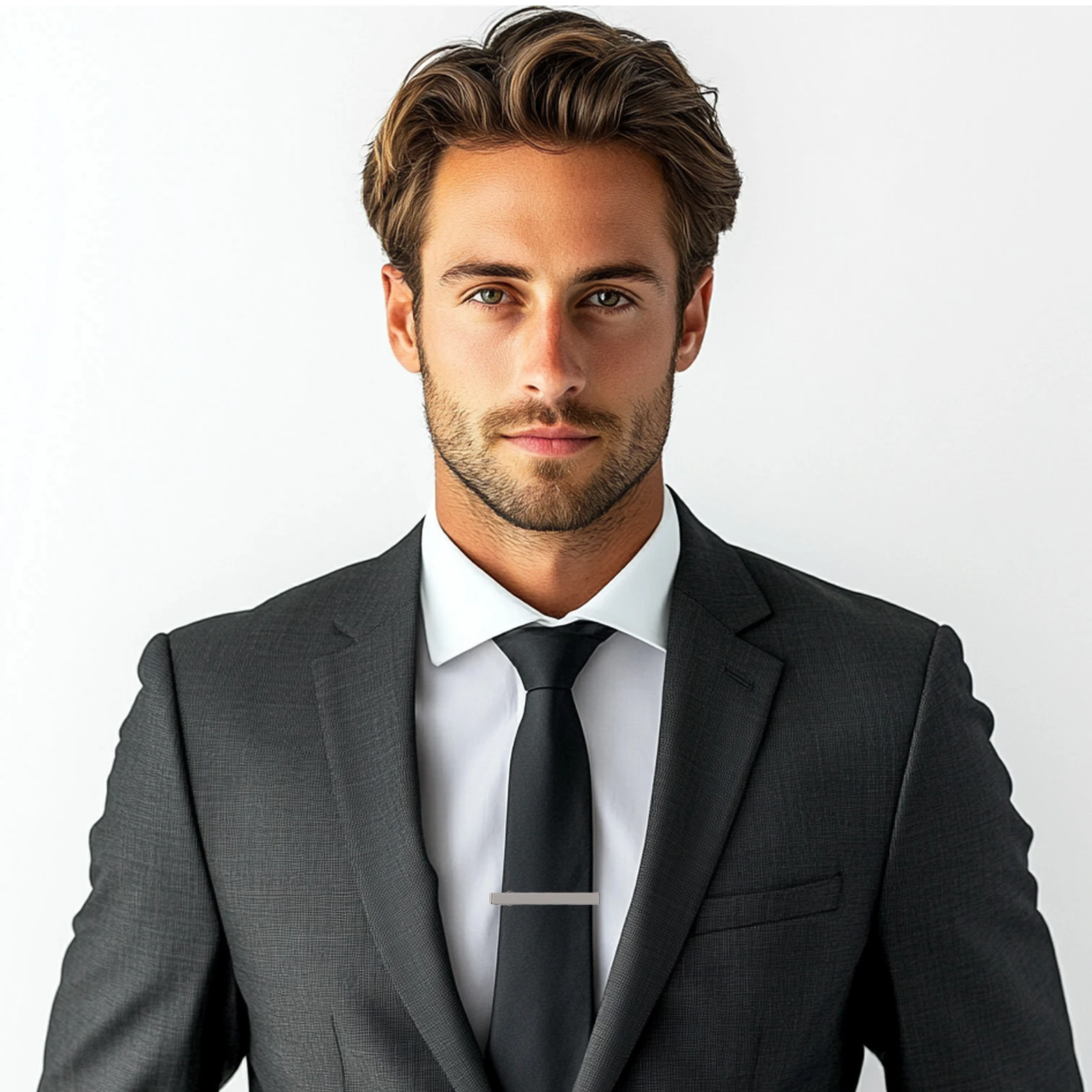

6PCS Metal Durable Fashionable Formal Suit Clip Suit Shirt Accessories Scarf Shirt Clip Clasp Dress Clips Badge Holder